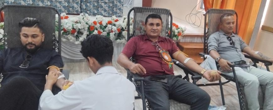 वैदेशिक रोजगार व्यवसायी संघ झापाको रक्तदान कार्यक्रम वैदेशिक रोजगार व्यवसायी संघ झापाको रक्तदान कार्यक्रम