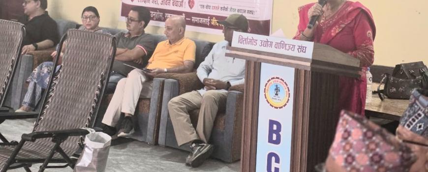 मैनाली  समाजको रक्तदानमा ६५ जनाले गरे रक्तदान 